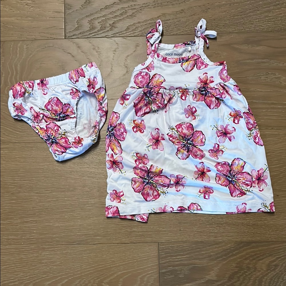 Coco Moon Floral Baby Dress Set